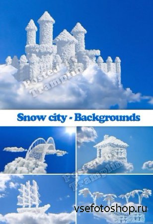     -  - Snow city - Backgrounds