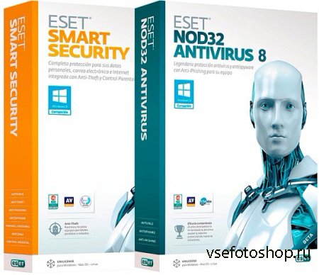 ESET NOD32 Antivirus / Smart Security 8.0.304.1 RePack by KpoJIuK (4-в-1)
