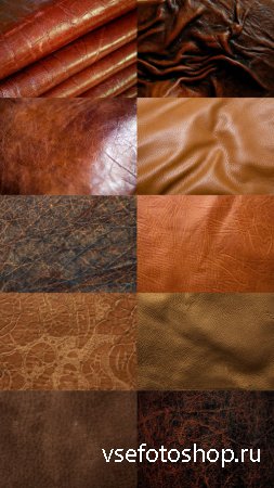 Brown Leather Textures JPG Files Set 1