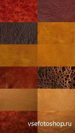 Brown Leather Textures JPG Files Set 3