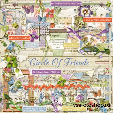 Scrap - Circle Of Friends PNG and JPG