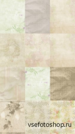 Backgrounds Paper canvas with Flowers JPG Files