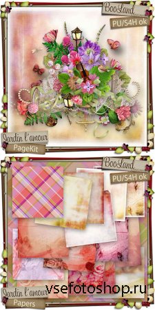 Scrap - Jardin L’Amour JPG and PNG
