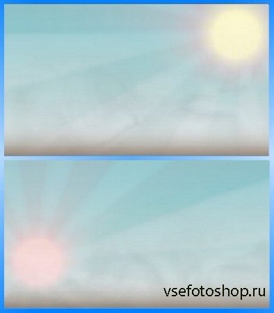Футажи - Солнце с переливом лучей