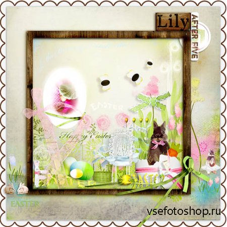 Scrap - Easter Bunny JPG and PNG