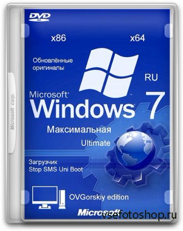 Windows 7  SP1 Original w.BootMenu by OVGorskiy 04.2015 (x86/x64/RUS)