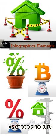 Infographics Elements in Vector # 12