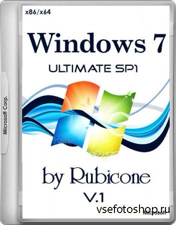 Windows 7 Ultimate SP1 by Rubicone v.1 (x86/x64/RUS/2015)