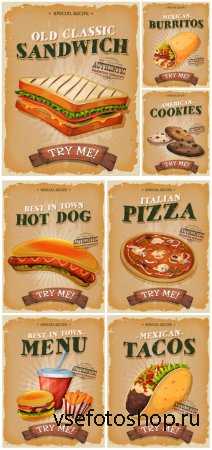 Vintage posters to fast food