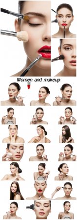 Women and makeup