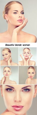 Beautiful blonde woman