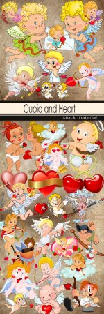 Cupid and Heart - Set for creativity