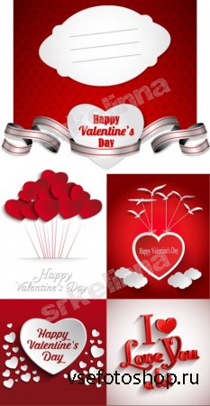    2 - Collection of vector hearts 2