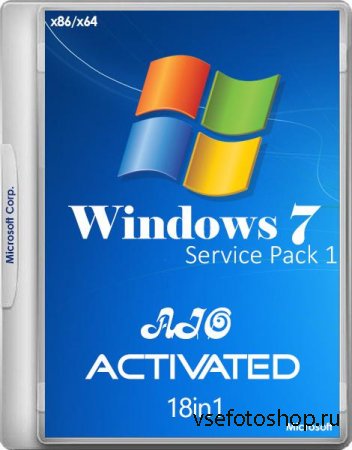 Windows 7 SP1 x86/x64 -18in1- Activated v.5 by m0nkrus (2016/RUS/ENG)