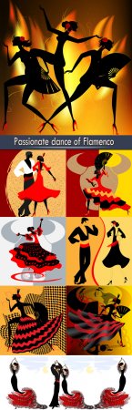 Passionate dance of Flamenco