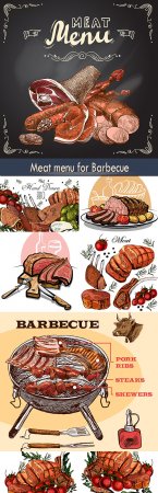 Meat menu for Barbecue