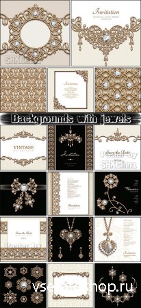     - Vintage backgrounds with jewels