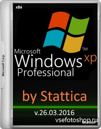 Windows XP Pro SP3 by Stattica v.26.03.2016 (x86/RUS)