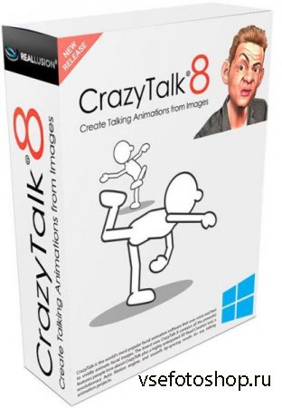 Reallusion CrazyTalk Pipeline 8.03.1620.1 + Rus + Resource Pack