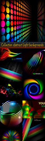 Collection abstract Light backgrounds