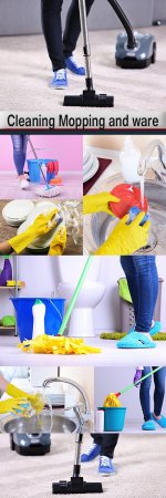 Cleaning Mopping and ware