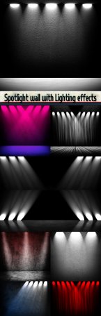 Spotlight wall with Lighting effects