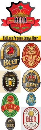 Emblems Premium design Beer