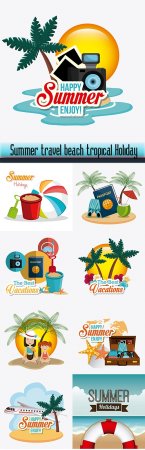 Summer travel beach tropical Holiday