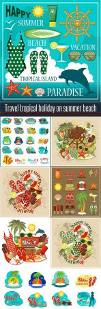 Travel tropical holiday on summer beach