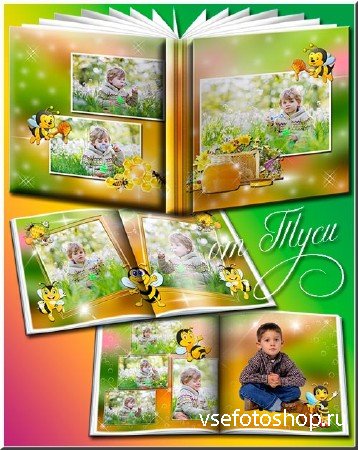 Детский фотоальбом с пчёлкой Майей