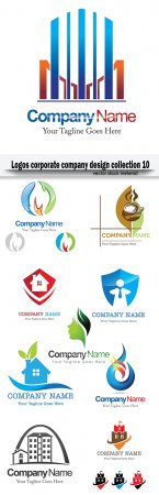 Logos corporate company design collection 10