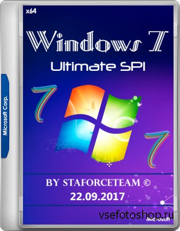Windows 7 Build 7601 Ultimate SP1 RTM by StaforceTEAM 22.09.2017 (x64/DE/EN/RU)
