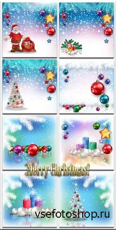 Новогодние фоны-Новогодние композиции.3 часть/Christmas backgrounds-Christm ...