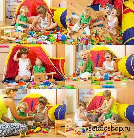  -   / Clipart - Children playing