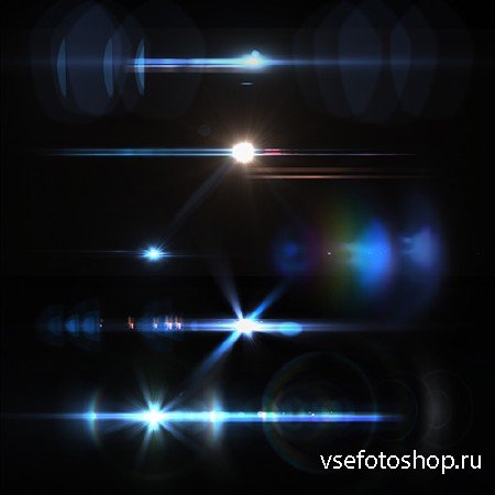   -  / Coloured lights - Clipart