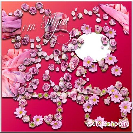  -    / Clipart - Petals of beautiful roses