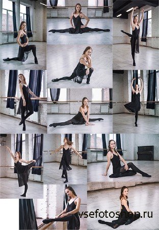 Юная балерина - Клипарт / Young ballerina - Clipart