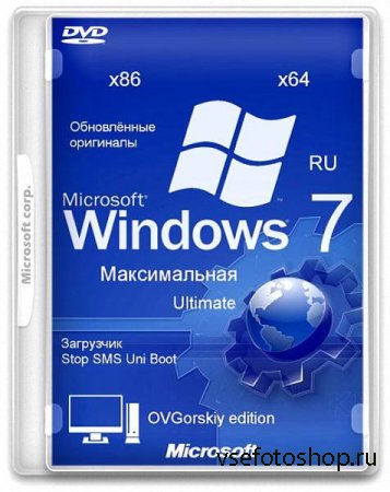 Windows 7  SP1 Orig w.BootMenu by OVGorskiy 07.2018 (x86/x64/RU ...