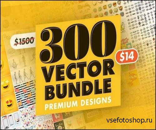 300 Vector Bundle of Premium Designs