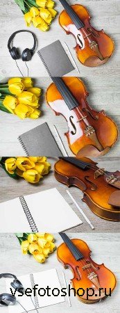      -   / Backgrounds with violin ...