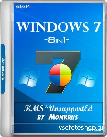 Windows 7 SP1 x86/x64 -8in1- KMS-activation UnsupportEd by m0nkrus (2020/RU ...